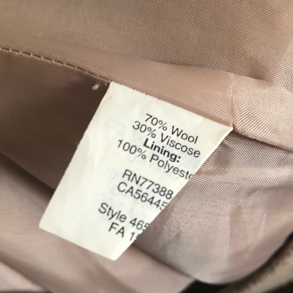 J. CREW The Pencil Skirt Tan Wool Skirt - Picture 6 of 7